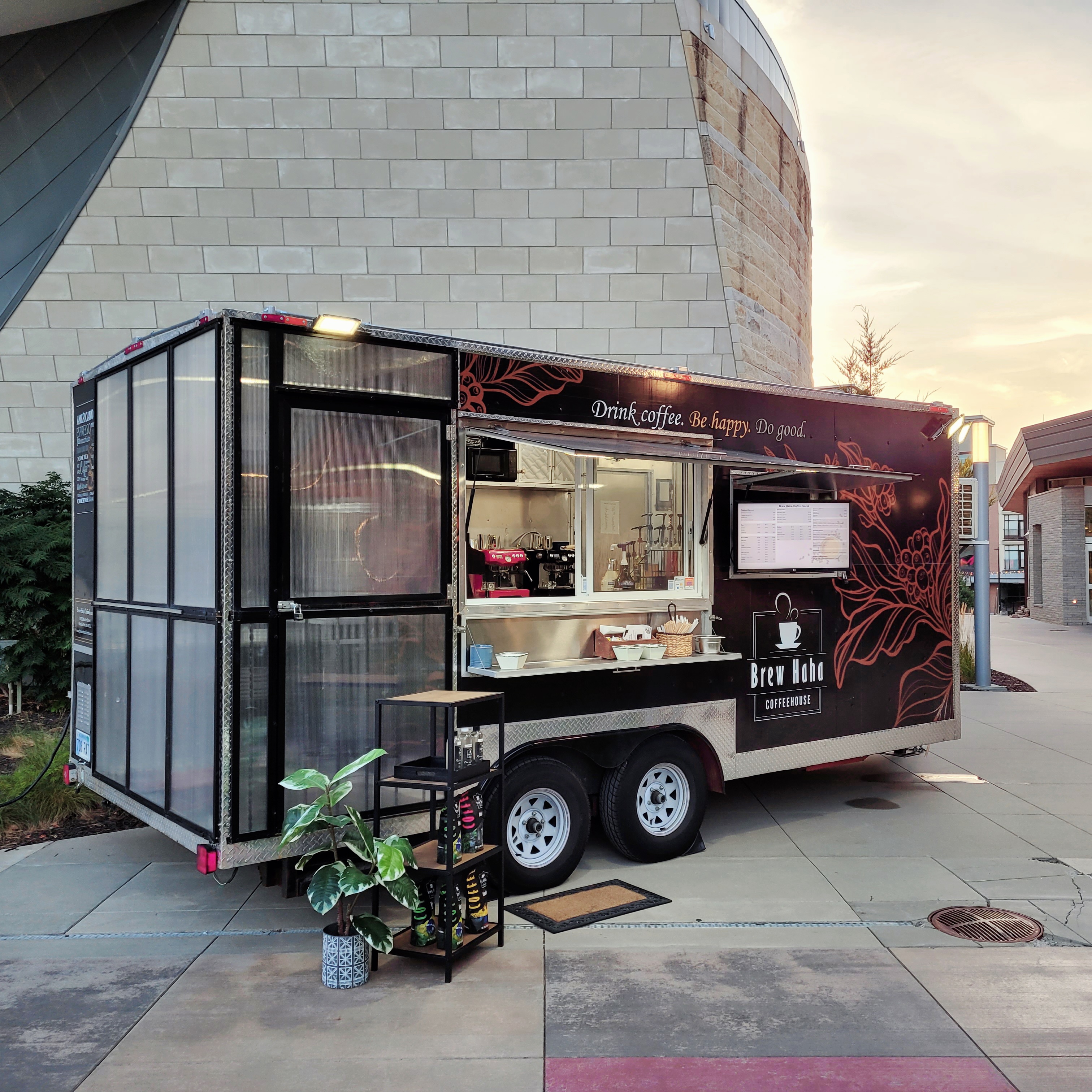 Brew Haha Coffeehouse Coffee Trailer